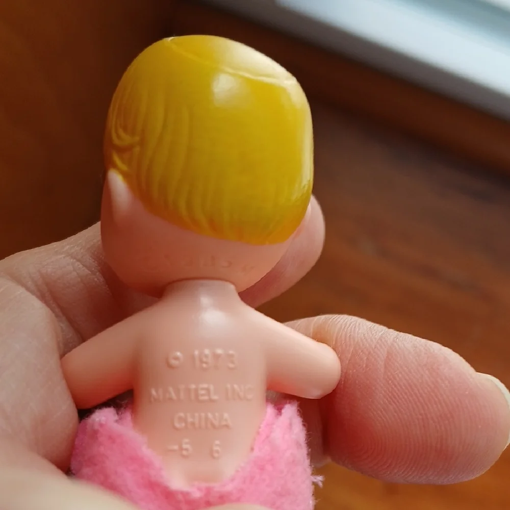 1973 Barbie Krissy Baby Mini Doll Mattel